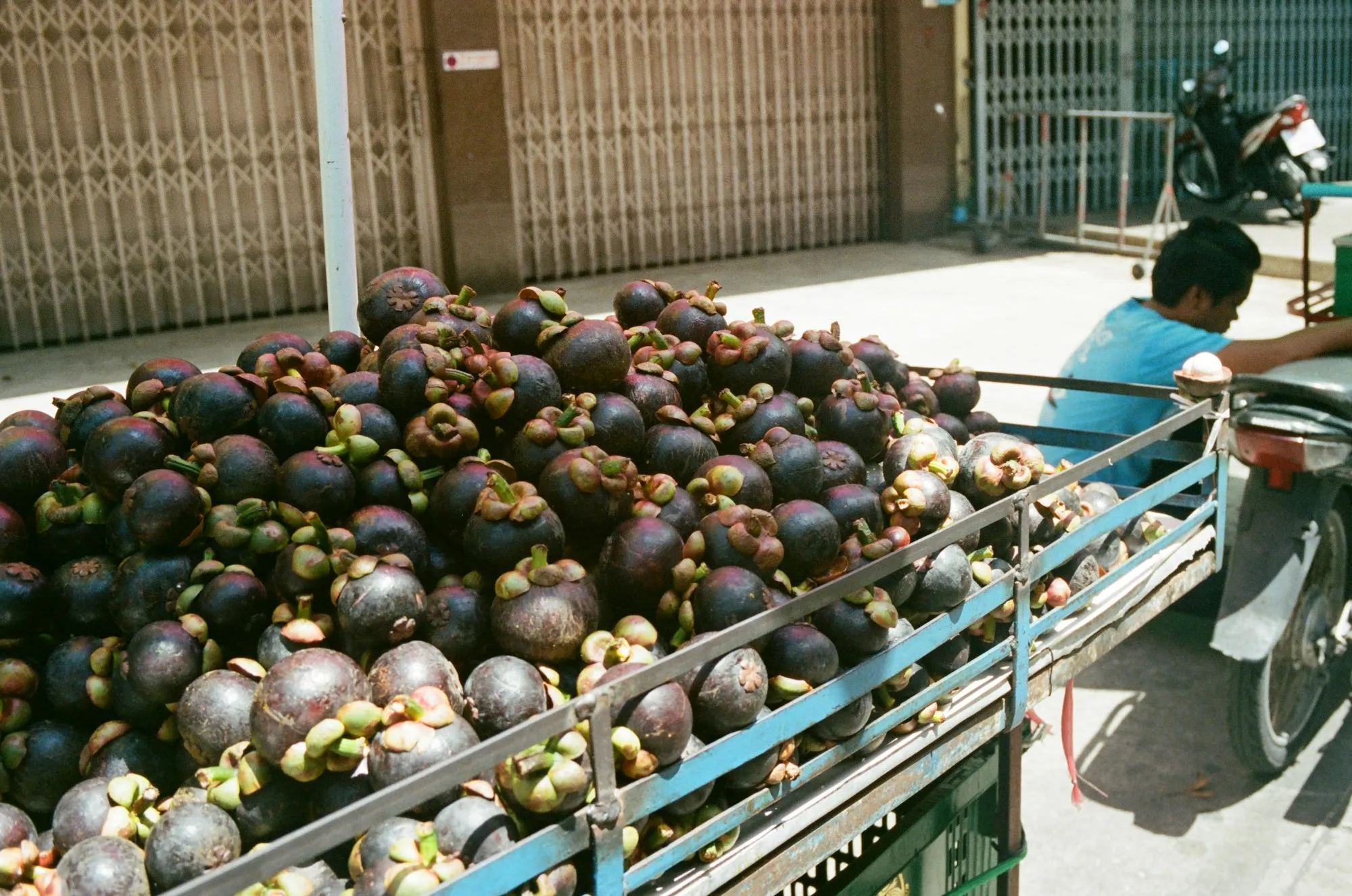 Surplus produce at market