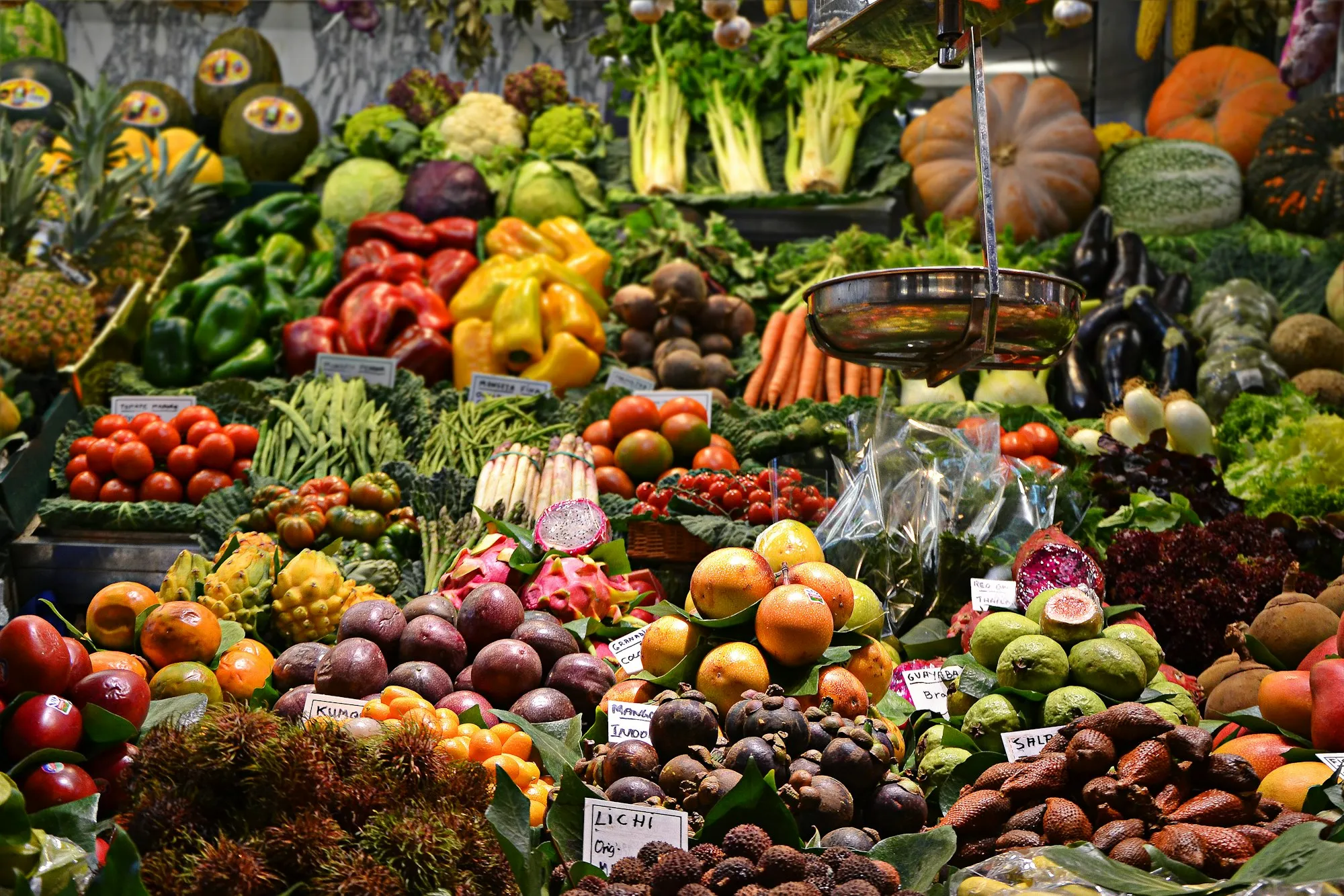 Market at closing time